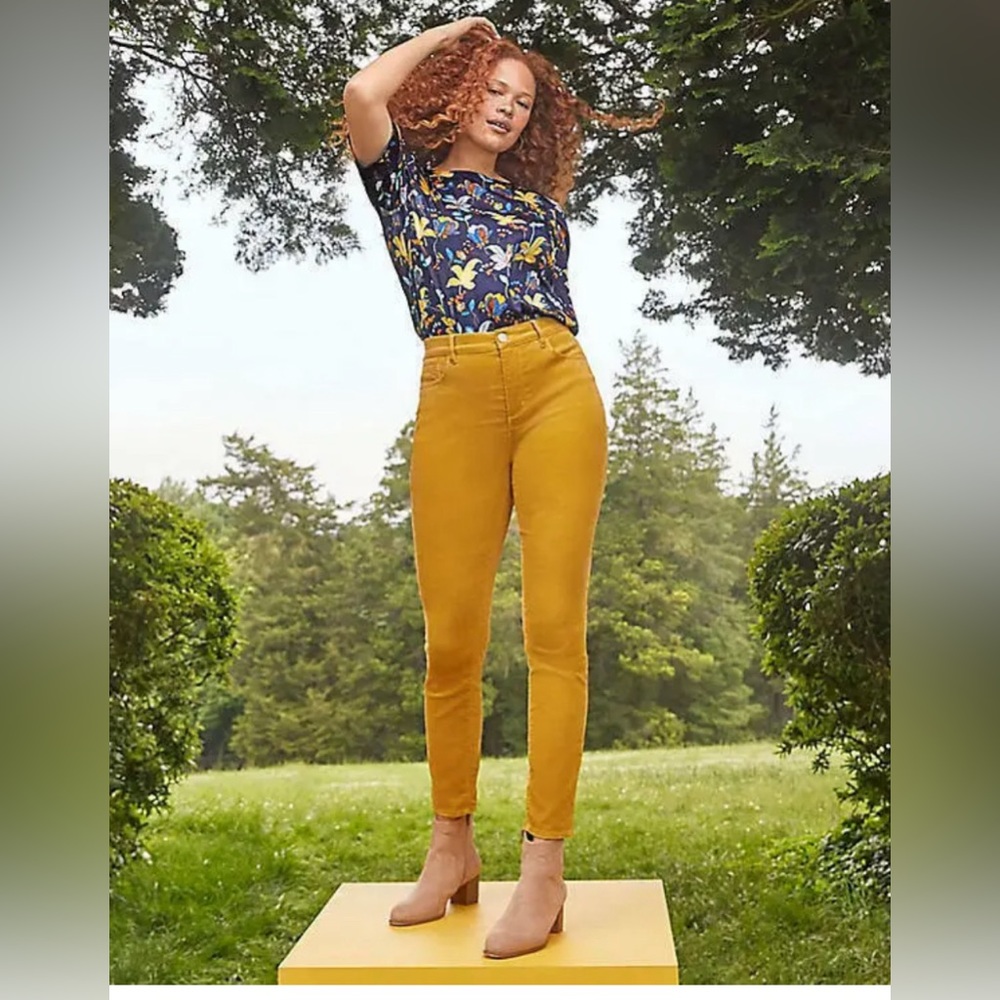 Mustard Yellow LOFT Modern Skinny Jean. Sz 30/10.